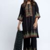 Printed & Hand Embroidered Salwar Kameez Set